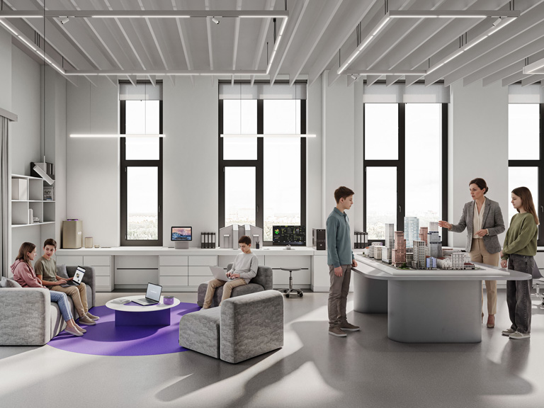 Лаборатория ПИК в «Митинском лесу» от ПИК в проекте Летово х Митинский лес