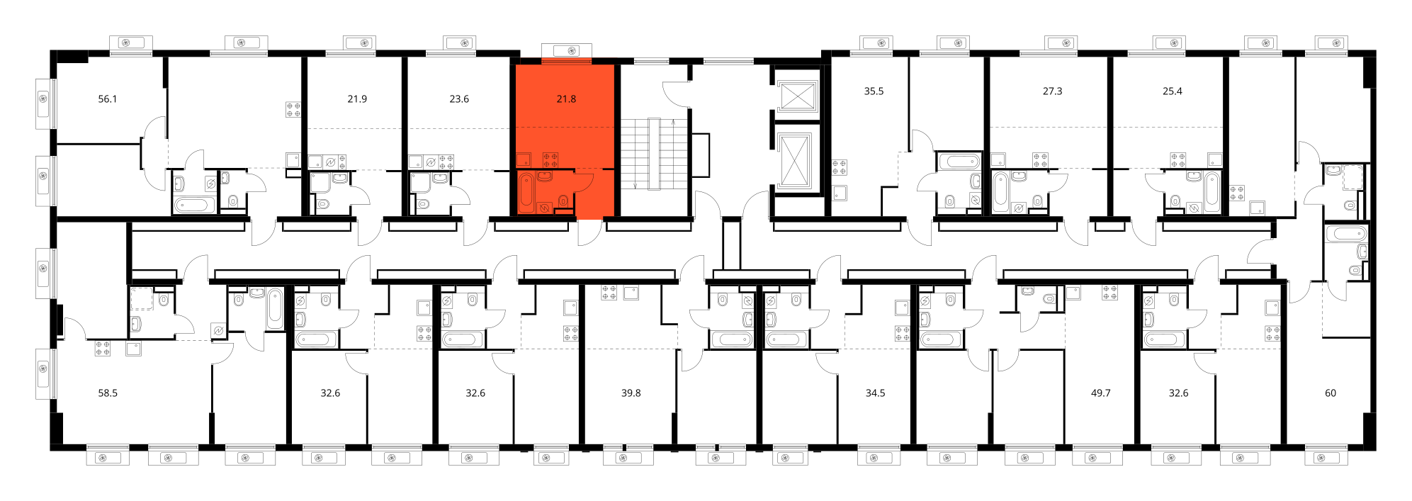 Планировка Студия 3