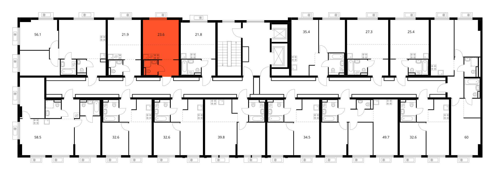 Планировка Студия 3