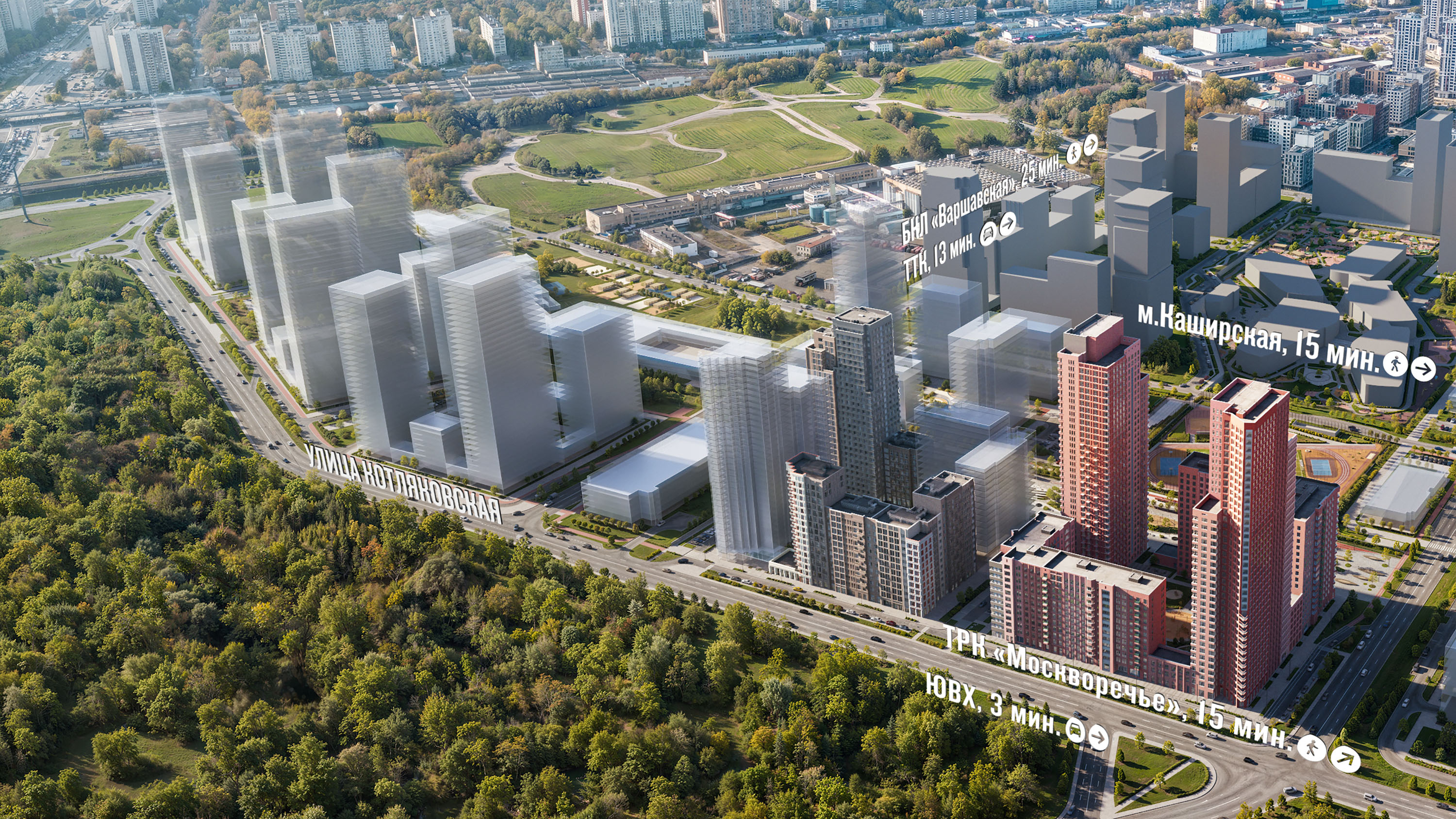 1-комнатная квартира, 38.7 кв.м, Москворечье, изображение-3