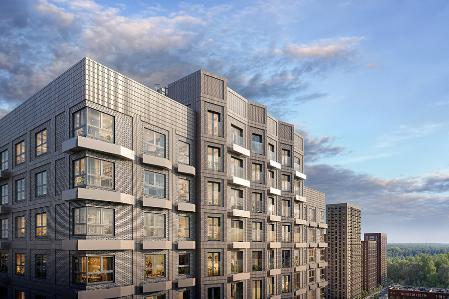 Новые корпуса «Серии плюс» в квартале «Мичуринский парк»