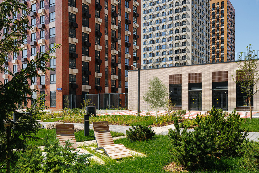 Пешеходный бульвар открыли в квартале «Кавказский бульвар 51»