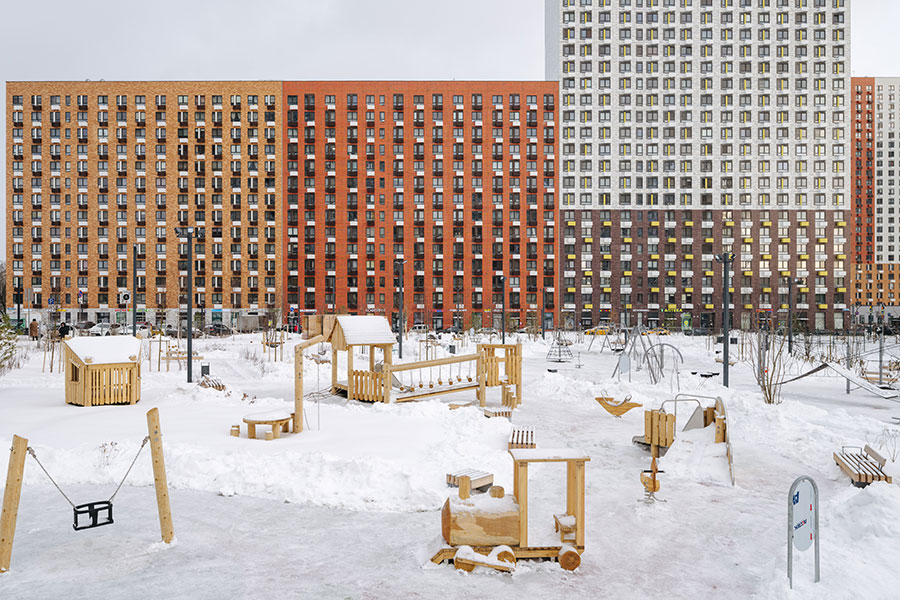 В жилом квартале «Люберцы парк» открылась новая игровая площадка 